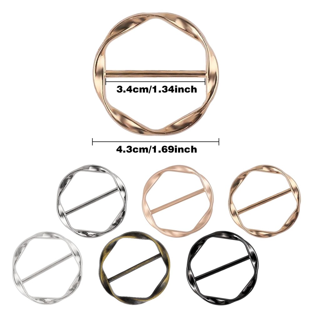 Medium, Bright Gold, Matte Silver, Black, Bronze