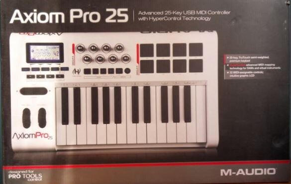 M-Audio AXIOM PRO 25 USB MIDI Controller 25-Key Keyboard with DAW HyperControl