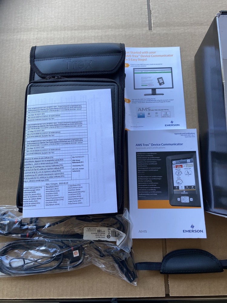 Emerson TREXLFPKLWS3S Communicator, FieldBus, Loop, HART, 3 year Support