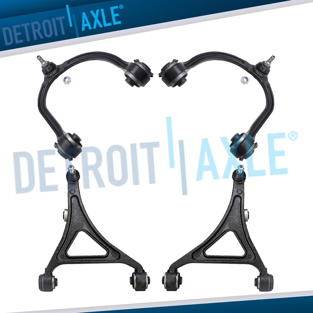 AWD Front & Upper Lower Control Arms w/Ball Joints for Challenger Charger 300
