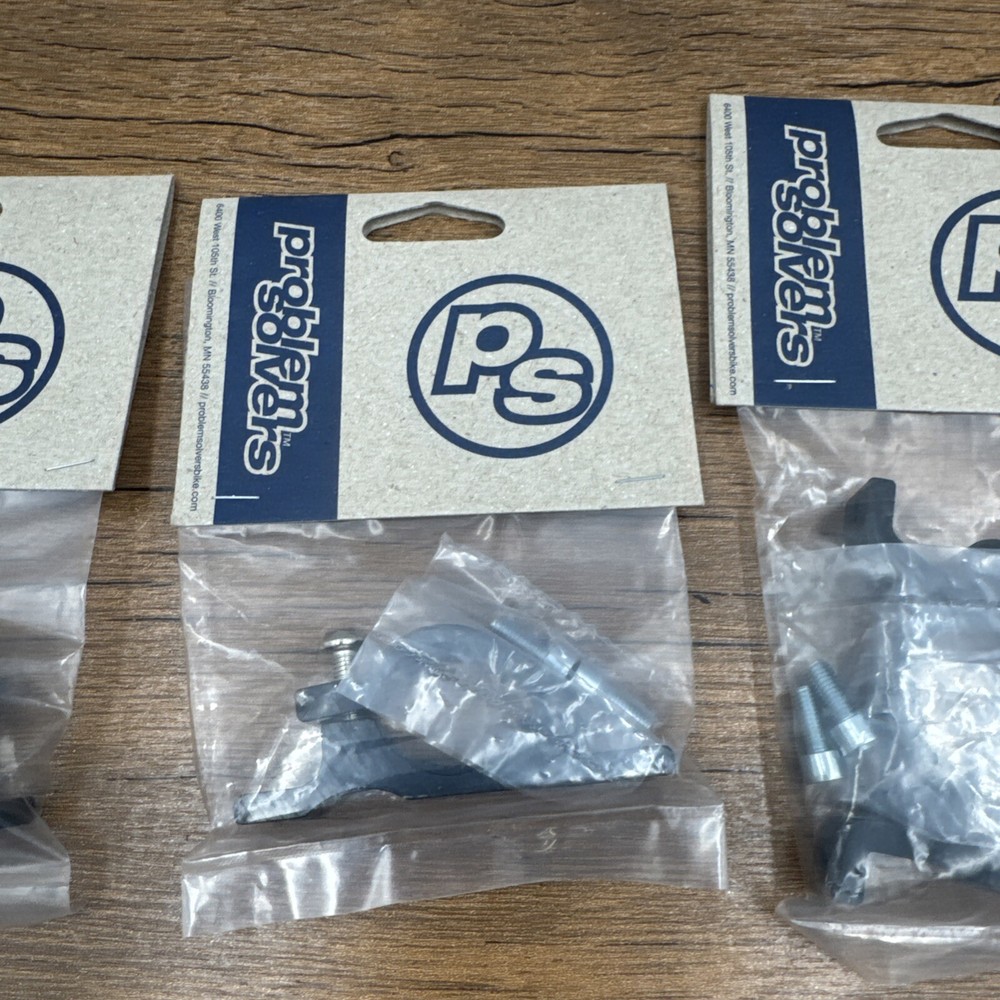 LOT (3) Problem Solvers Clamp On Water Bottle Mounts NEW