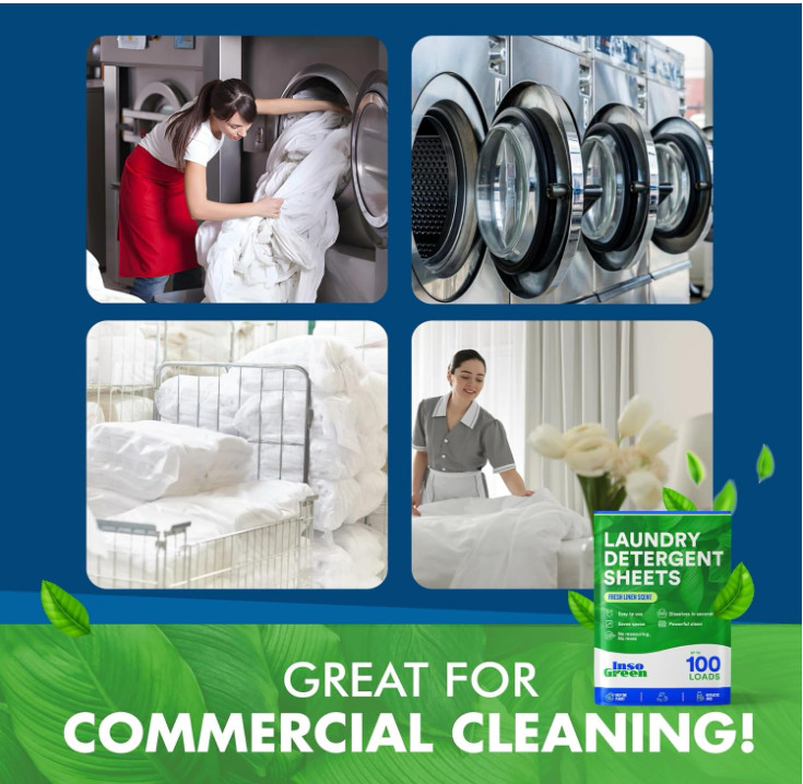 Laundry Detergent Sheets – 100 Loads - Eco Washer Sheets Detergent