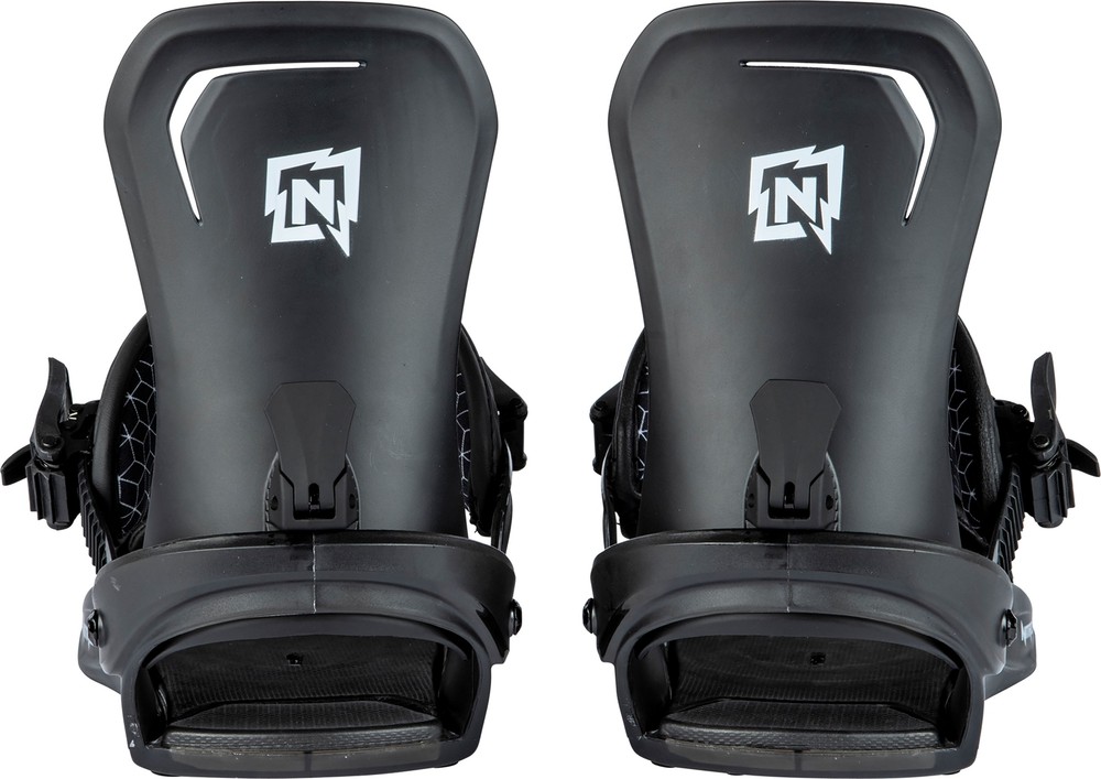 Nitro Charger Kid's Snowboard Bindings, Black, Medium MY24