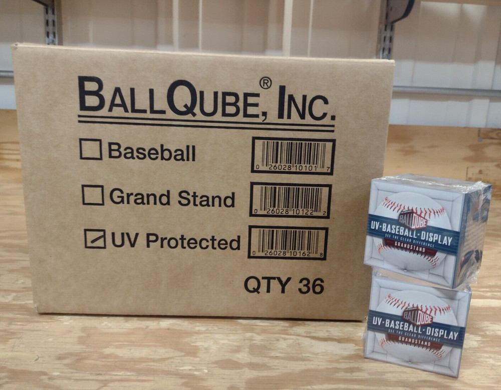 UV Baseball Display Case UV Protection case 36 - Ballqube Display