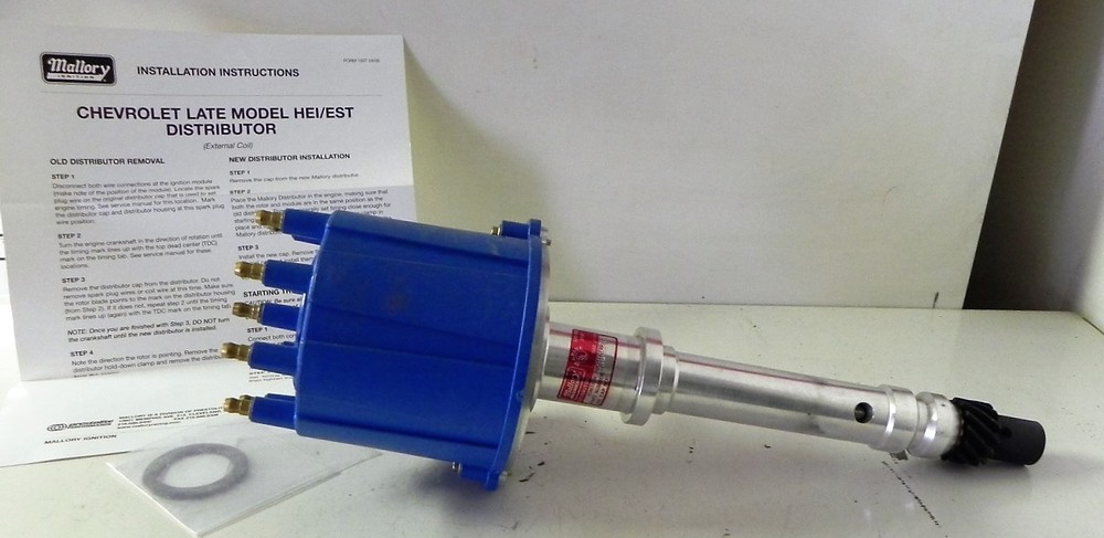 New Mallory / Chevy Ignition Distributor YLE624AV ONE.