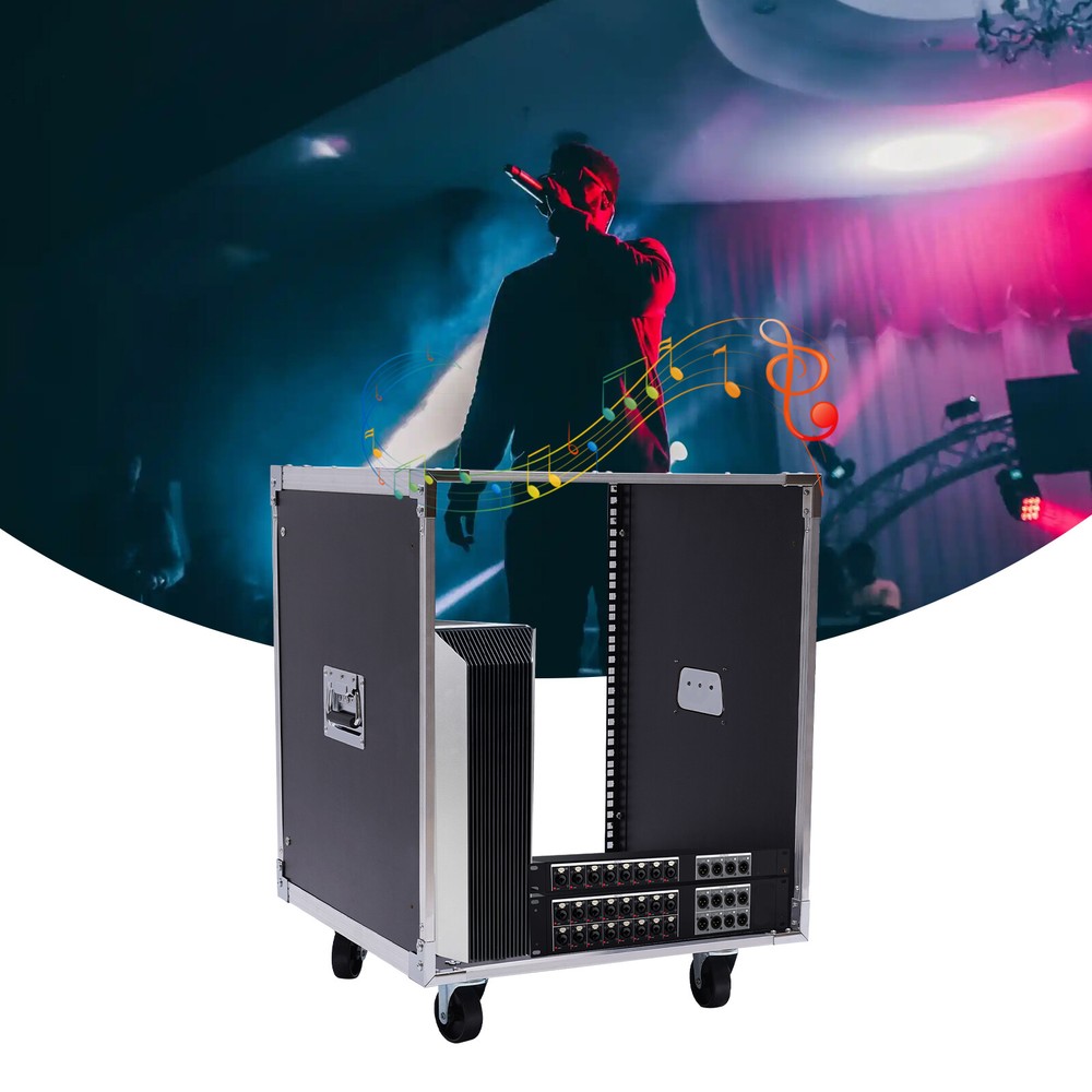 12U Server Rack Wall Mount Networking Enclosure Locking Data Cabinet on Wheels