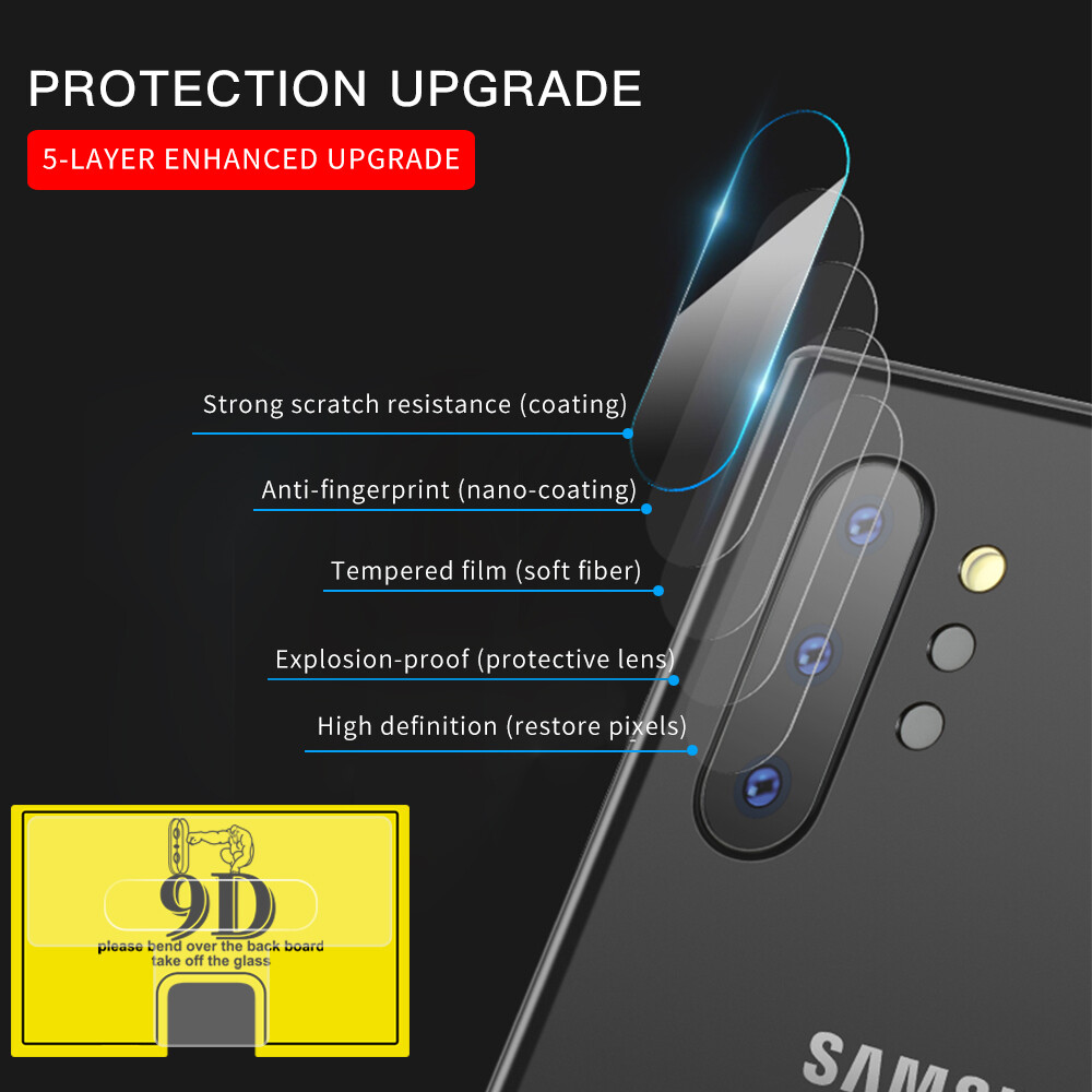 For Samsung Note 10+/S10/S9/S8 Back Camera Lens Screen Protector Tempered Glass
