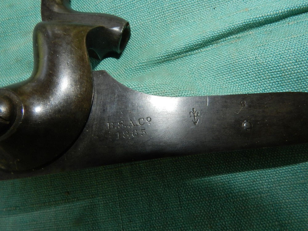 Tower B.S.A Co. 1865 complete percussion rifle lock