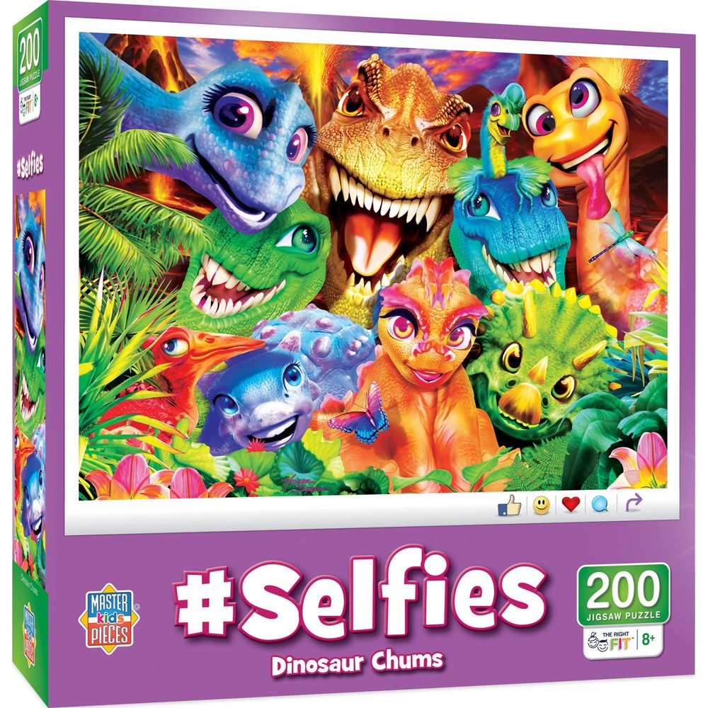 MasterPieces - Selfies - Dinosaur Chums 200 Piece Jigsaw Puzzle