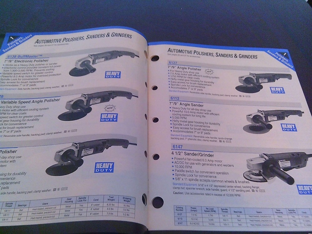 Black & Decker Professional Automotive Catalog From 1992