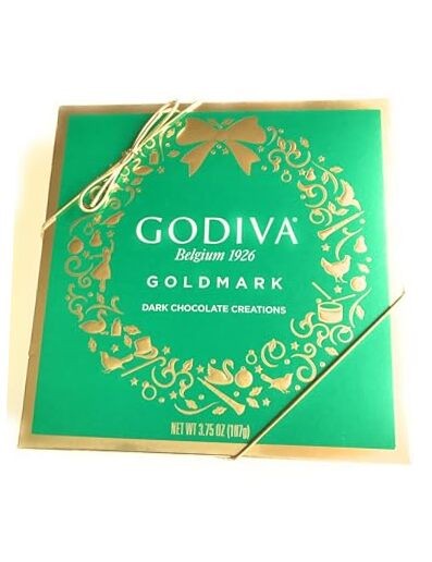 9PC Holiday Goldmark Dark Chocolate Gift Box