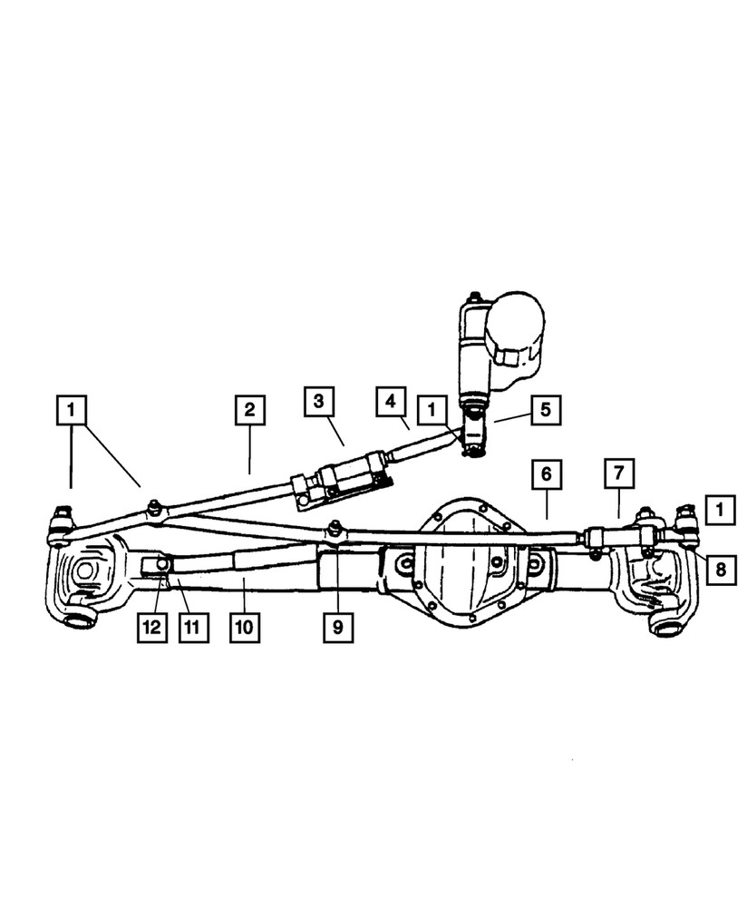 Genuine Mopar Steering Damper 52106909AG