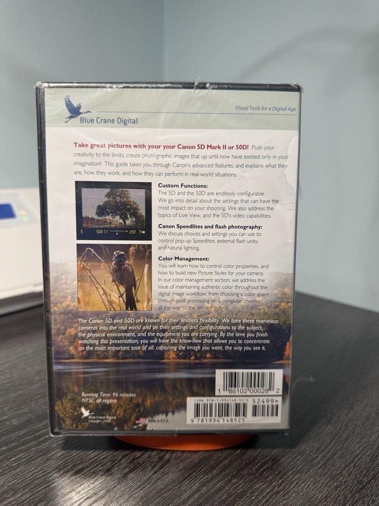 DVD Blue Crane Canon EOS 5D Mark III, Basic Controls + Advanced How To Class