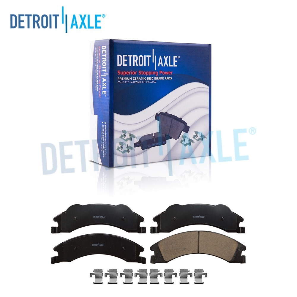 Rear Ceramic Brake Pad for Ford E-150 Econoline E-250 E-350 Econoline Super Duty