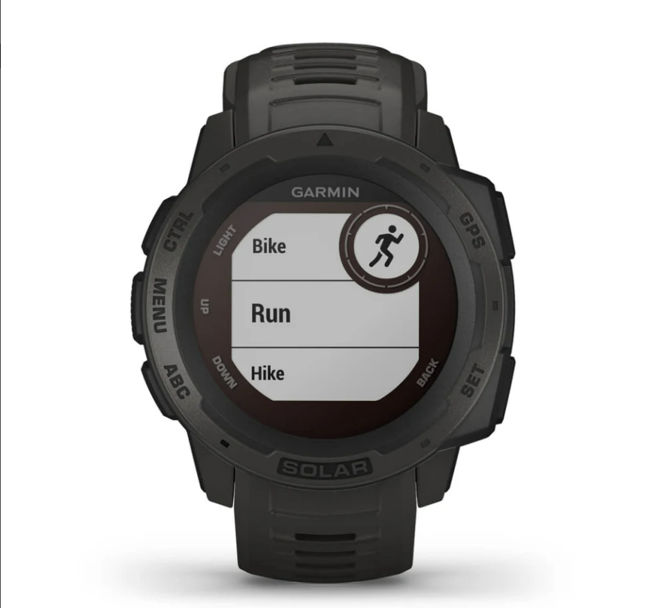 Garmin Solar Standard Edition | Rugged Smartwatch with Solar Charging | Graphite