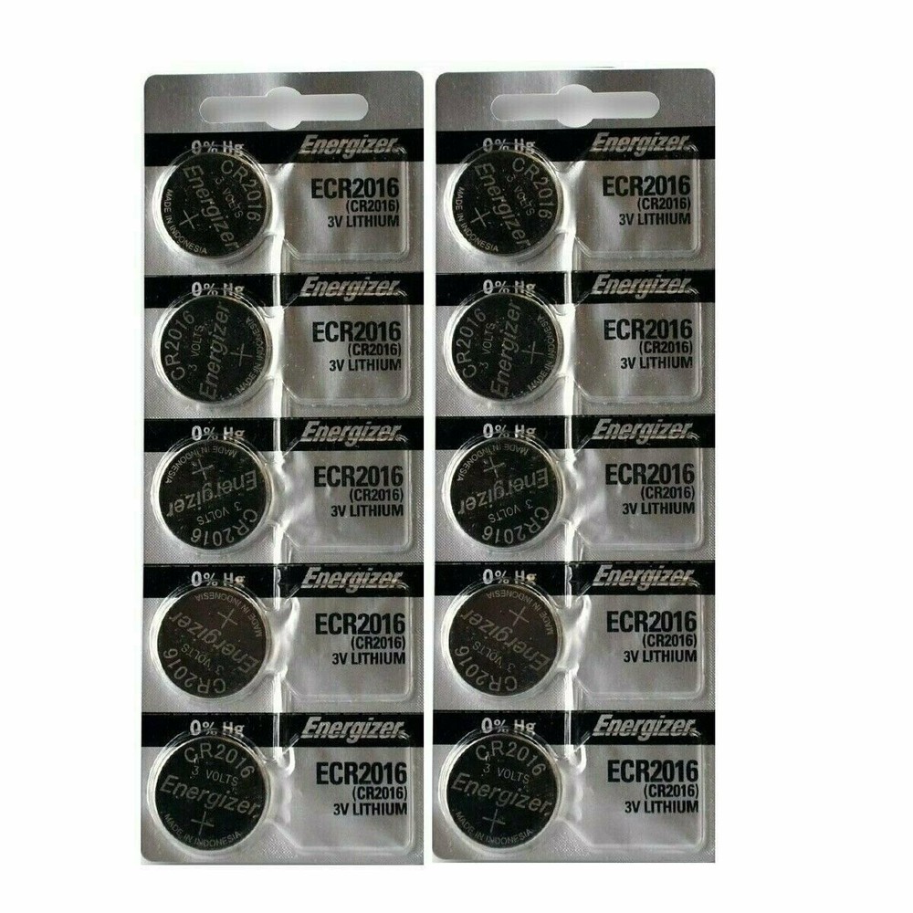 5 NEW ENERGIZER CR2016 CR ECR 2016 3v LITHIUM Battery