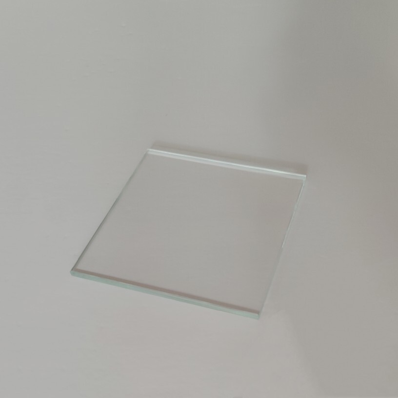 2PC Laboratory Microscope Working Stage HD Engraved Glass Board 3MM Thickness