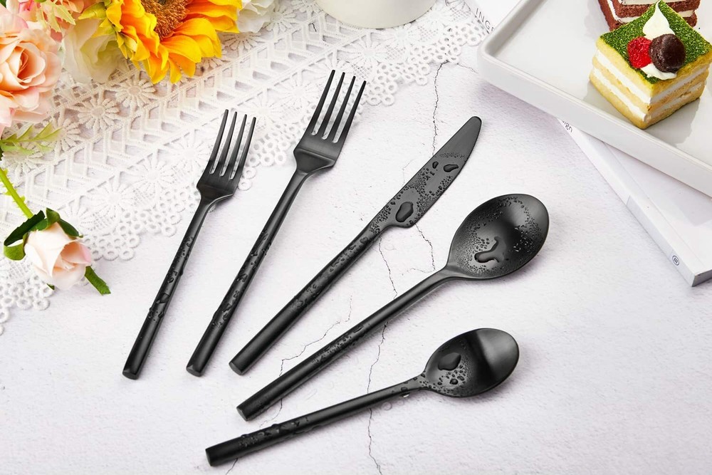 4 Set 20 Pieces Flatware Set,Silverware Set With Mirror Finish,Utensil Sets