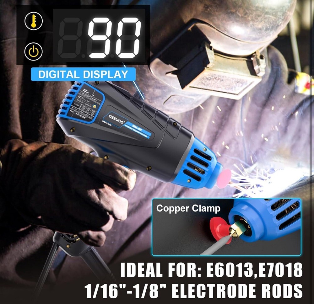 AZZUNO Handheld Welding Machine ARC Welder Kit Portable MMA Welding Machine 15