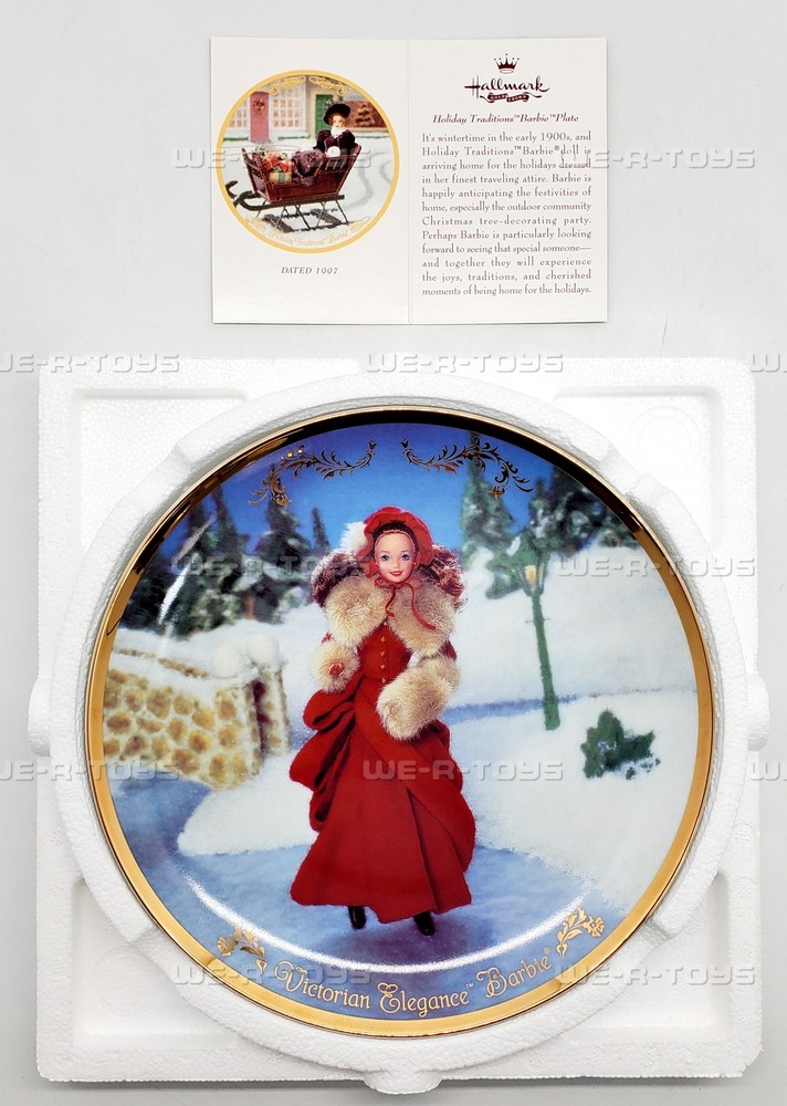 Hallmark Plate Victorian Elegance Barbie 1997