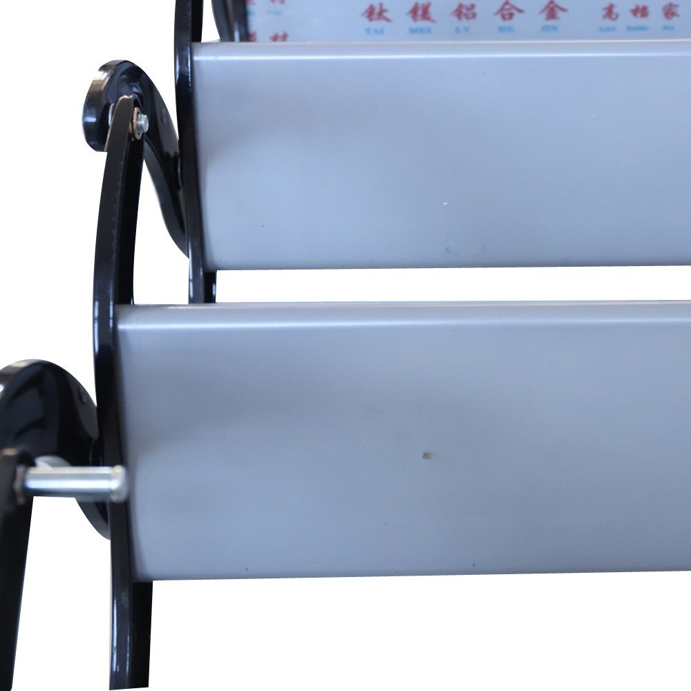 12 Steps Wall Mounted Folding Ladder Loft Stairs White Attic Steps Pull Down US