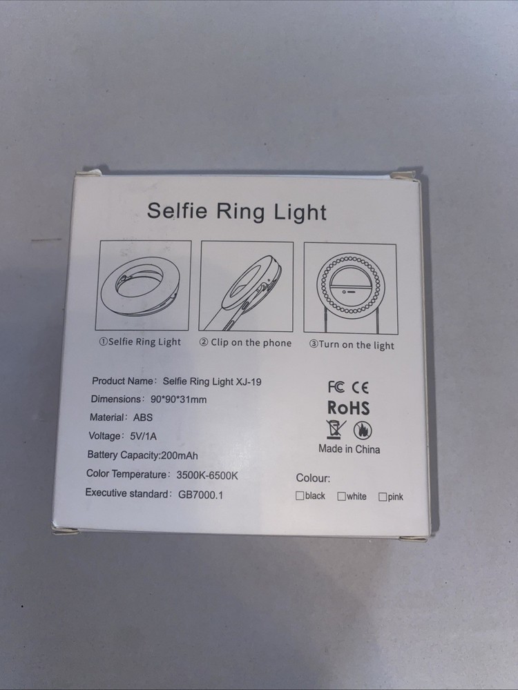 Selfie Ring Light XJ-19 - White