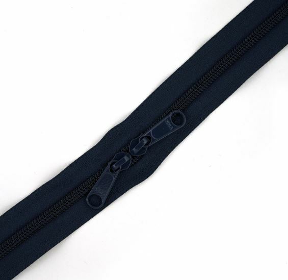 80cm (31") #5 Navy Blue Double Slide Handbag Zip by Voodoo Rabbit