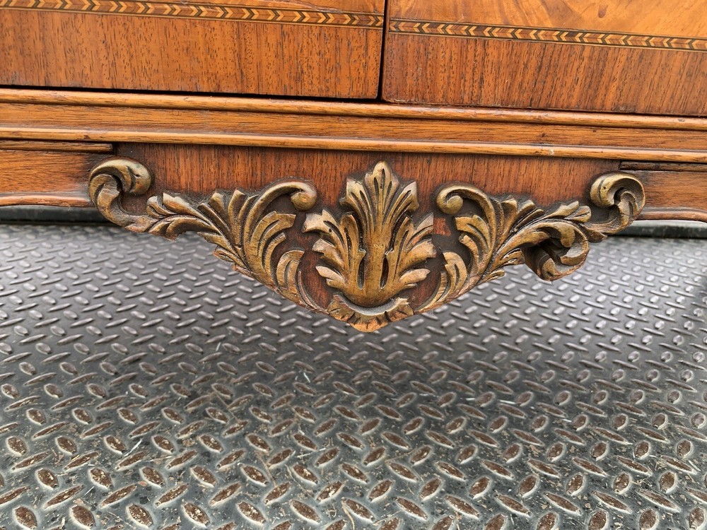 Antique Carved Wood Ornate Buffet Server WOW !!!!
