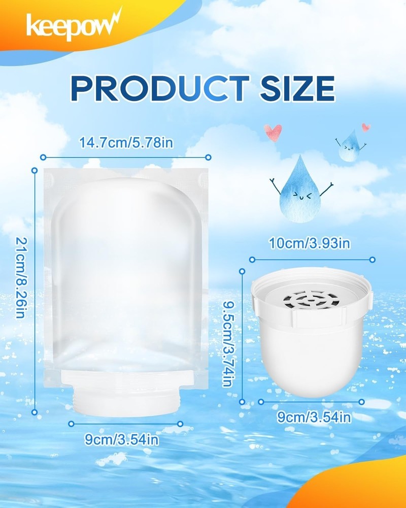 Water Filters Compatible with Clearly Filtered Water Pitcher,3Pack
