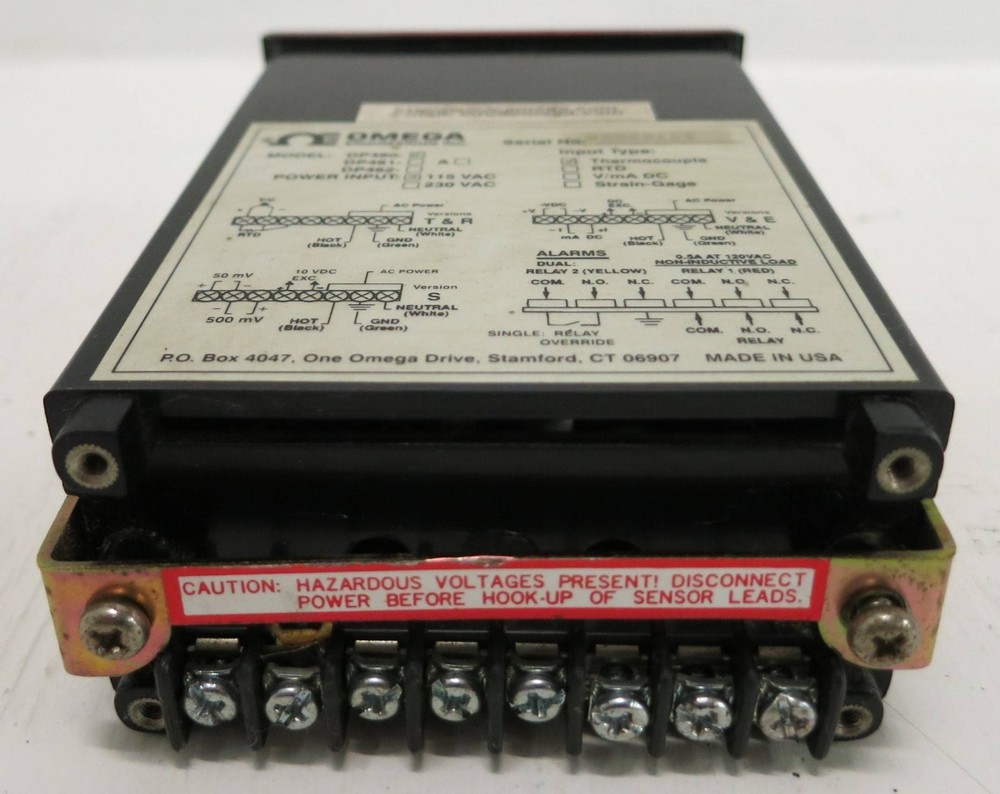 Omega Engineering Inc DP460 115VAC Input Type: Thermocouple