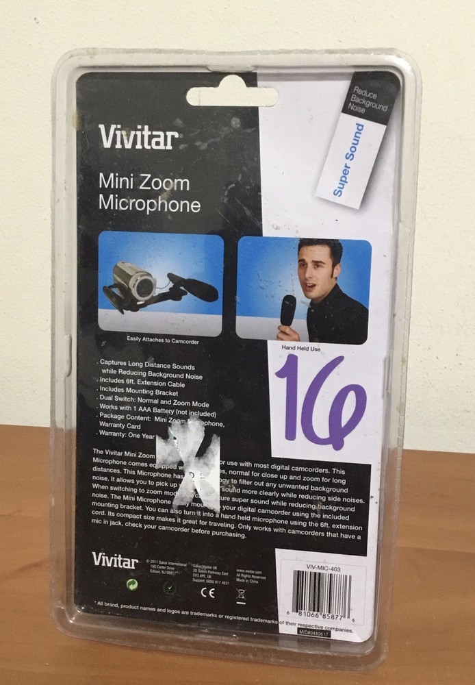 Vivitar Mini Zoom Microphone