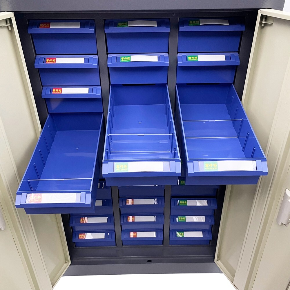 Part Cabinet with 30 Drawer Bolt and Nut Tool Storage Box Organization Shelving