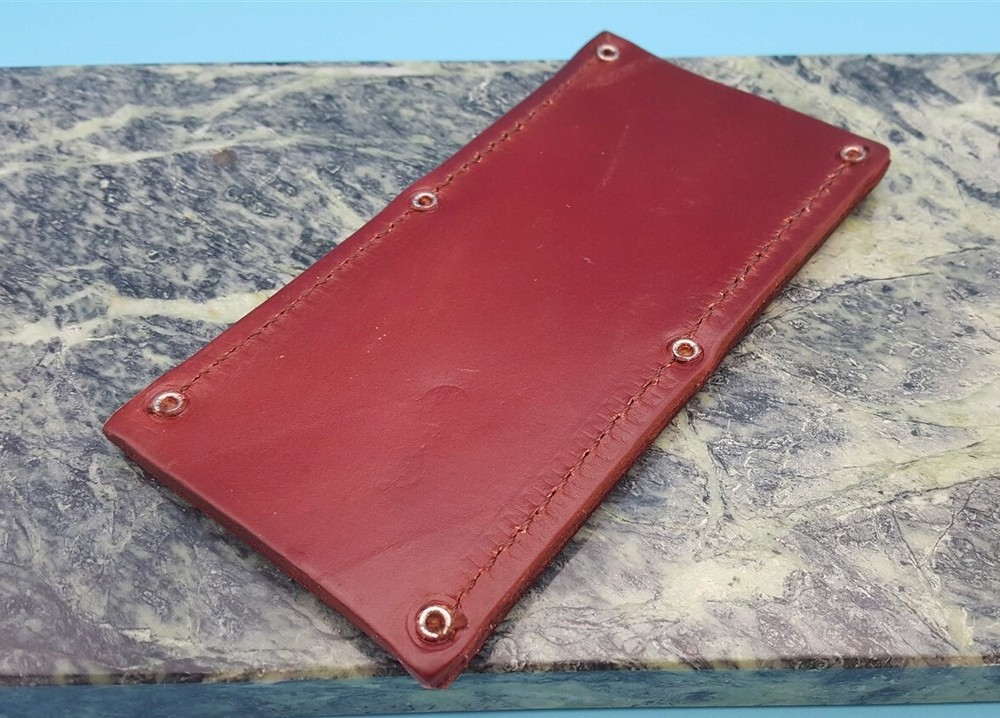 New West Brand Leather Fixed Blade Knife Belt Sheath Pouch