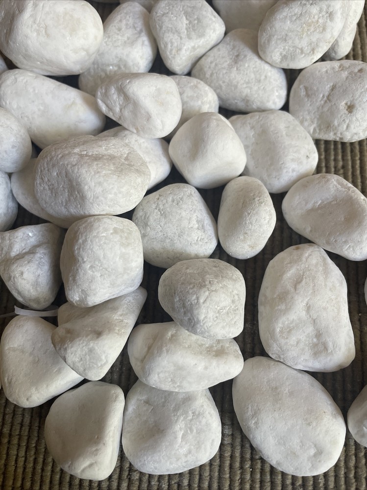 Fireplace Decorative Stone Pebbles 50 Pcs