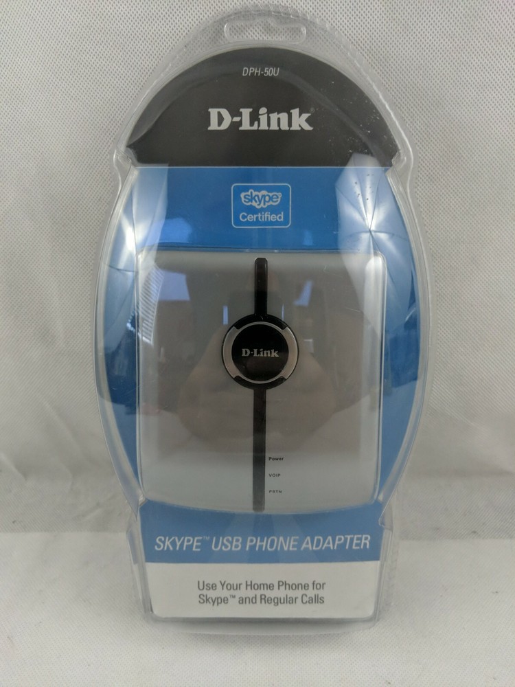 D-Link DPH-50U Skype USB Phone Adapter Skype Certified