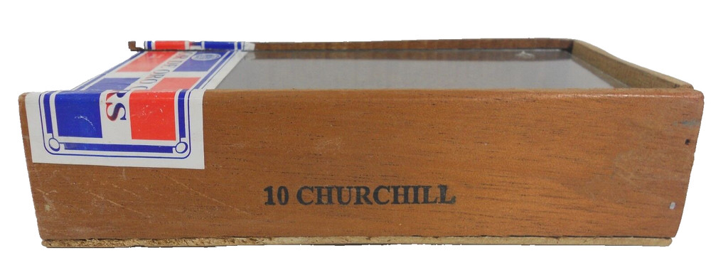 CHURCHILL EMPTY CIGAR BOX