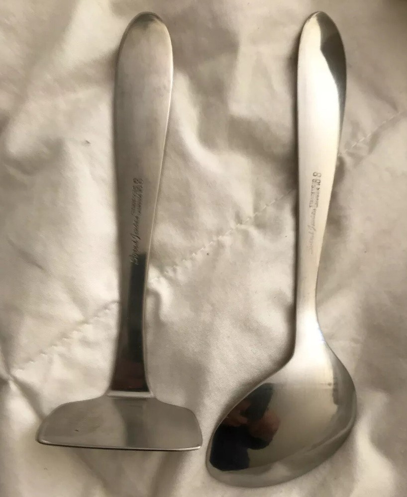 1960s SVEND JENSEN Spoon and Cutter 18 8 EP