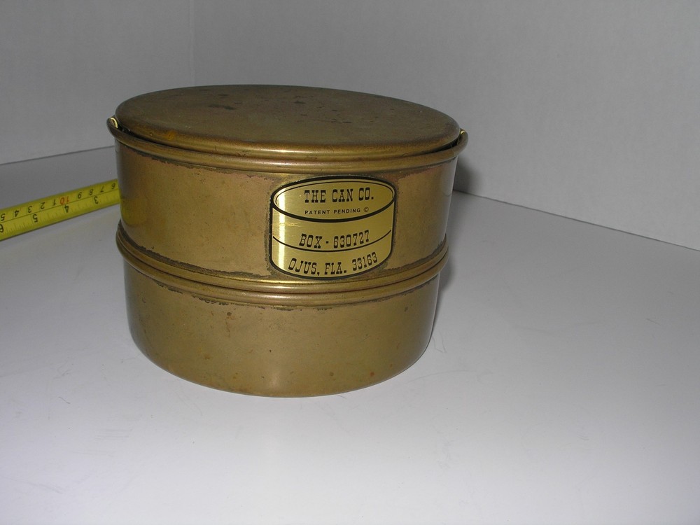 Vintage Brass Test Sieve "The Can Co."