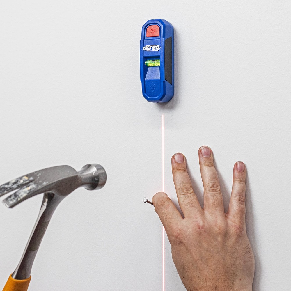 Magnetic Stud Finder Tool With Laser Mark High Visibility Bubble Level