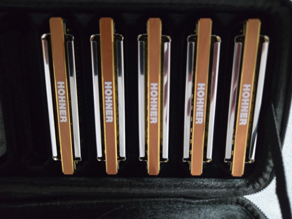 Hohner MBC Marine Band 5-Pack Diatonic Harmonica Set With Case, Open Box