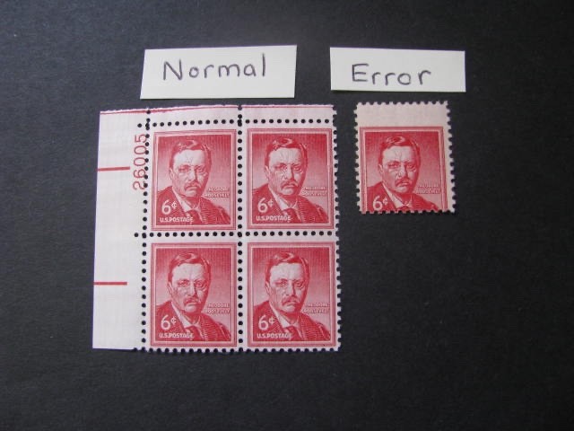 US Stamp Scott # 1039a Misperf. Error..Free International Shipping!