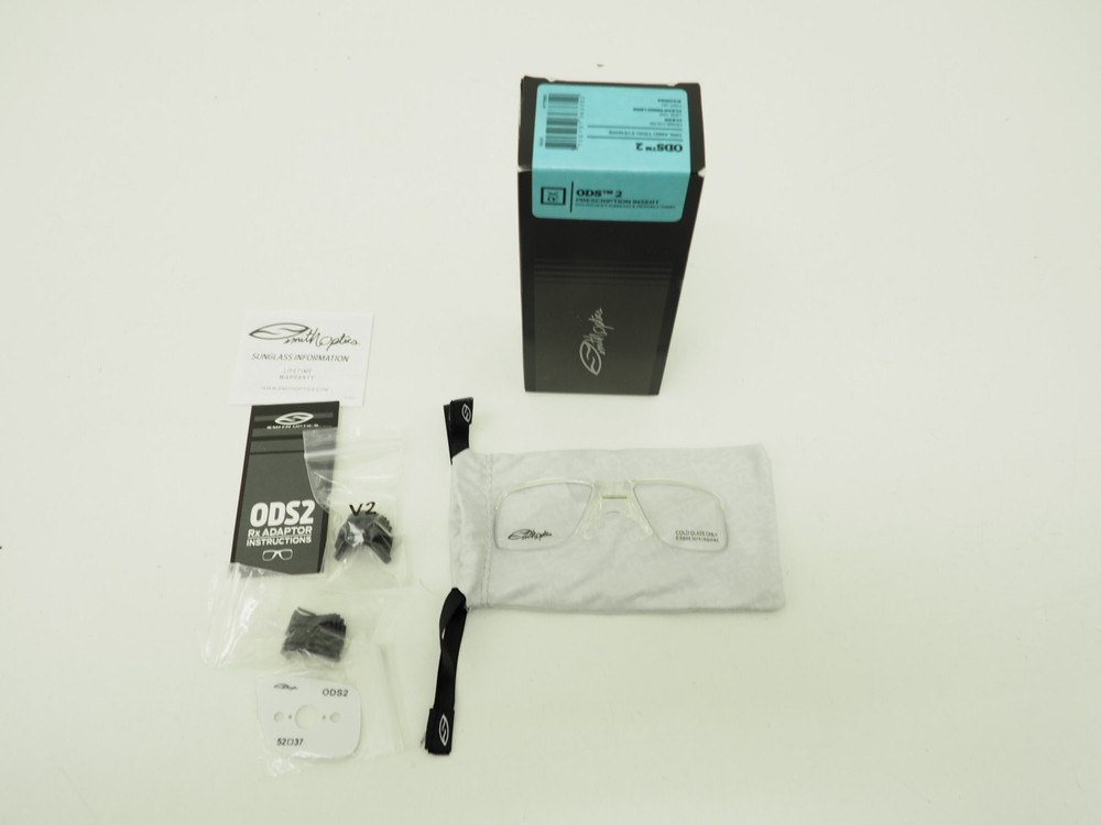NEW! Smith Optics ODS 2 Prescription Adaptor Snaps into Goggle Frame