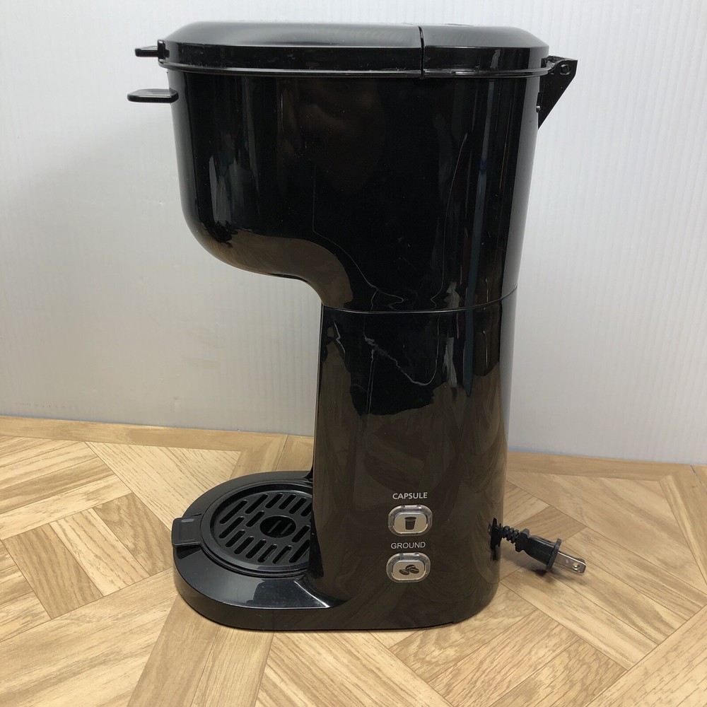 Single Serve Coffee Maker Dual Brew K Cup Capsule Ground Coffee Compact Design