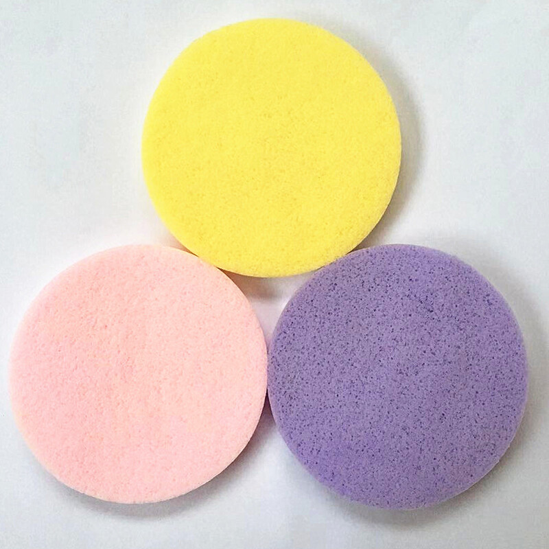 120PCS Facial Sponge Deep Cleansing Regular Exfoliating Buff Puff Style Pads