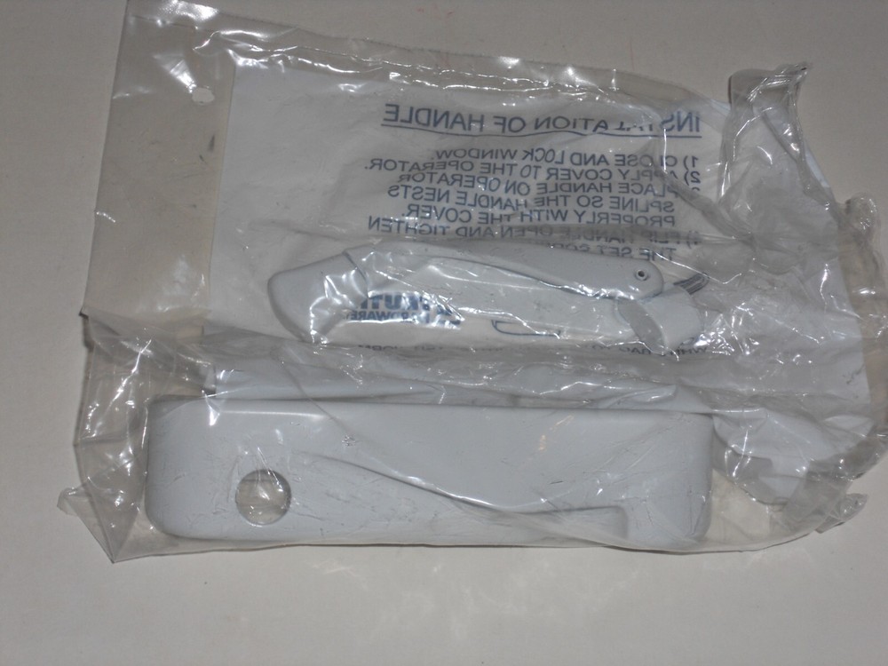 Truth Hardware #93198 Cover & Handle Replacement ~ White, Left Hand Operator