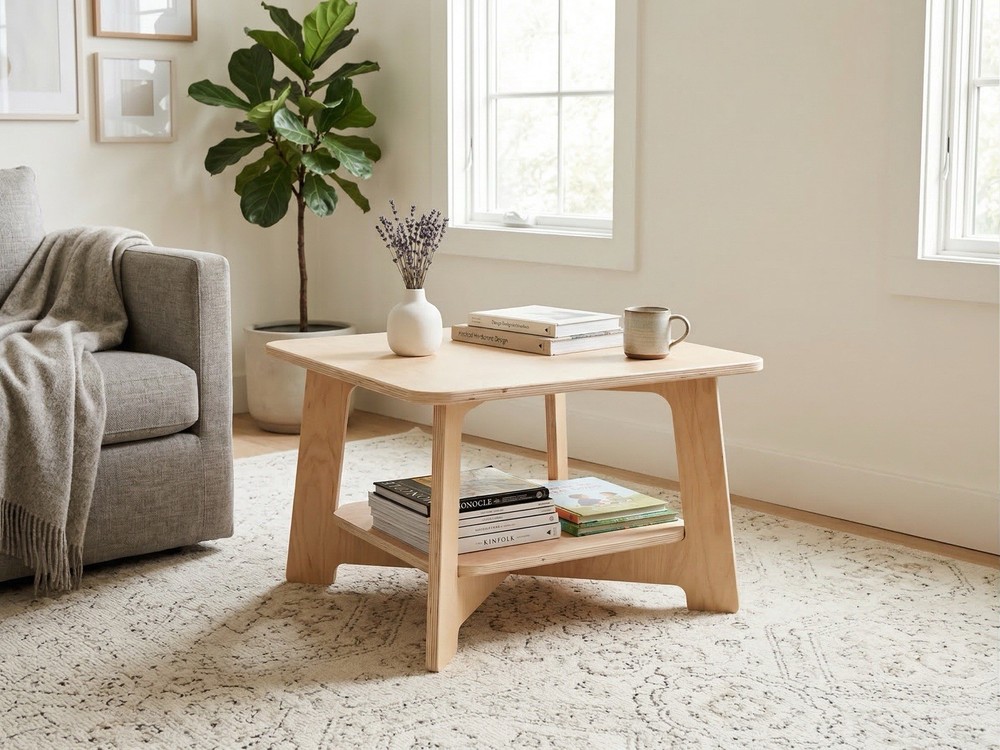 Minimalist Plywood Coffee Table