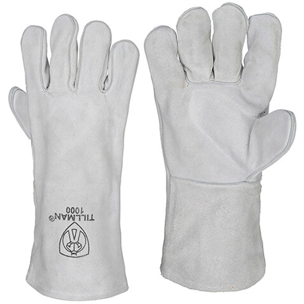 Tillman 1000 14" Shoulder Split Cowhide Stick Welding Gloves, Large
