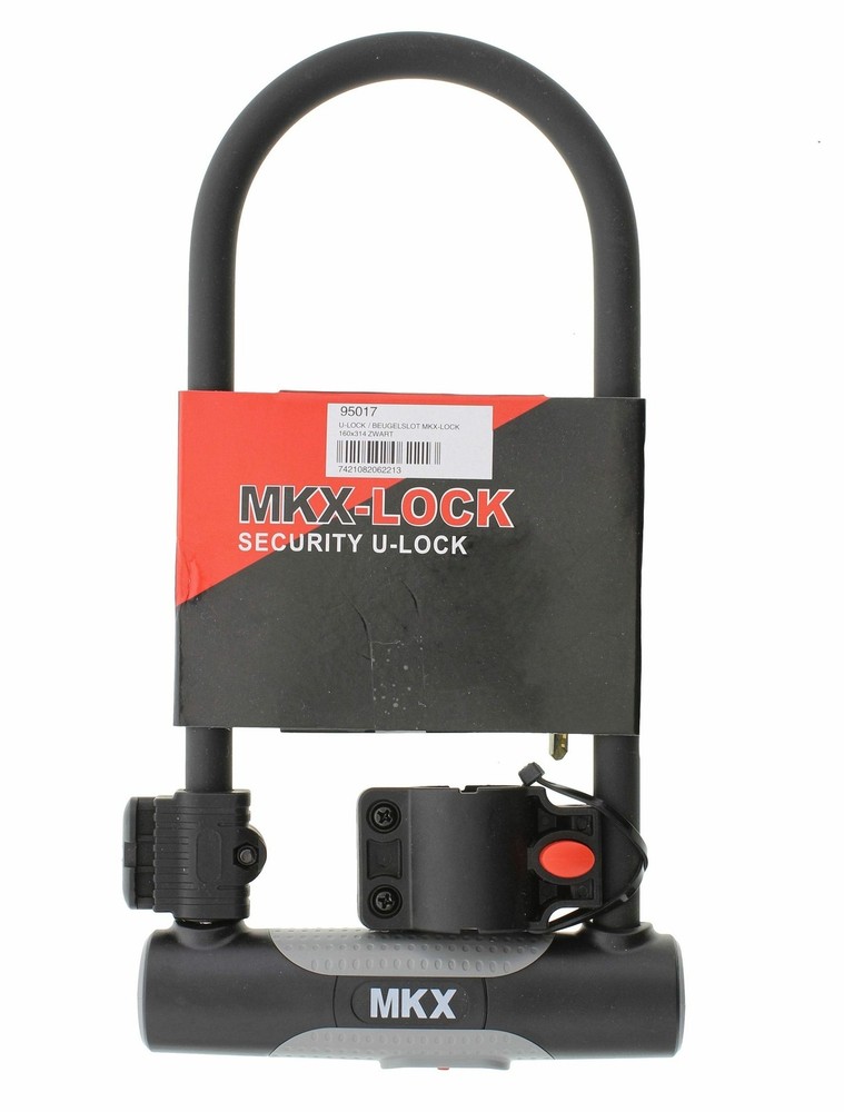 MKX-Lock U-Lock 160x314mm Black