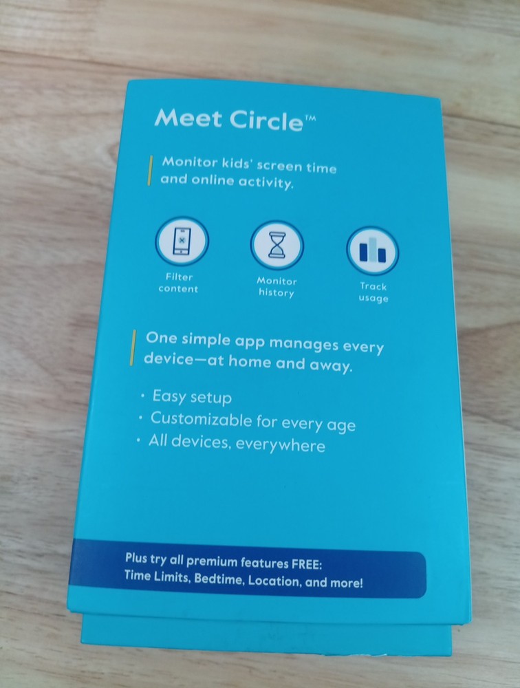 Circle Home Plus Parent Control Hub Device New Open Box