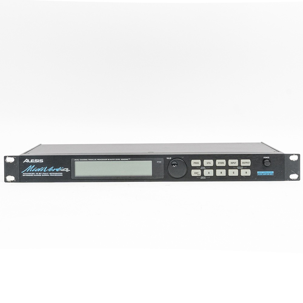 Alesis MidiVerb 4 Dual-Channel Multi-Effects Processor w/ Power Supply